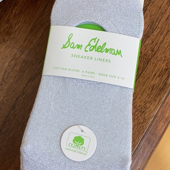 Sam Edelman 6 pk cotton blend sneaker liners. Women’s shoe size 5-10. ❗️NEW ❗️ - Picture 10 of 10